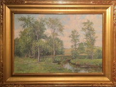 "Paesaggio estivo verdeggiante", Olive Parker Black, Tonalismo, Flusso di artisti donna