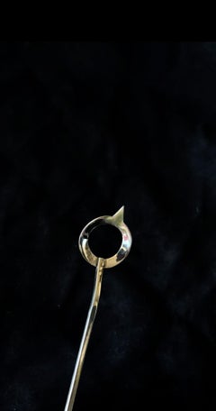 Olive Spoon, Historic Approach to Modern Hosting in Polished .925 Silver