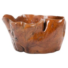 Olive tree bowl, brutalist design