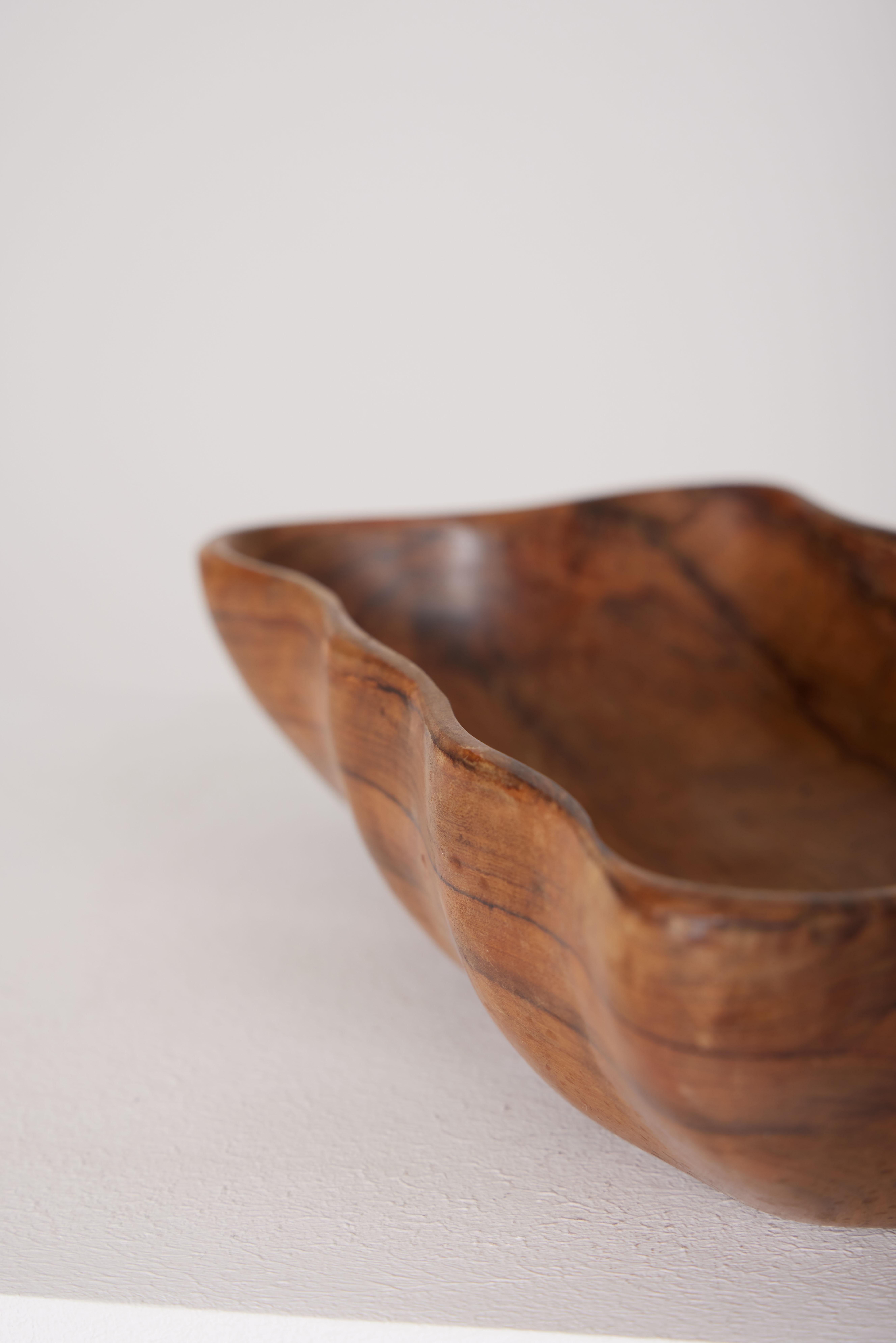 Olive wood bowl 1