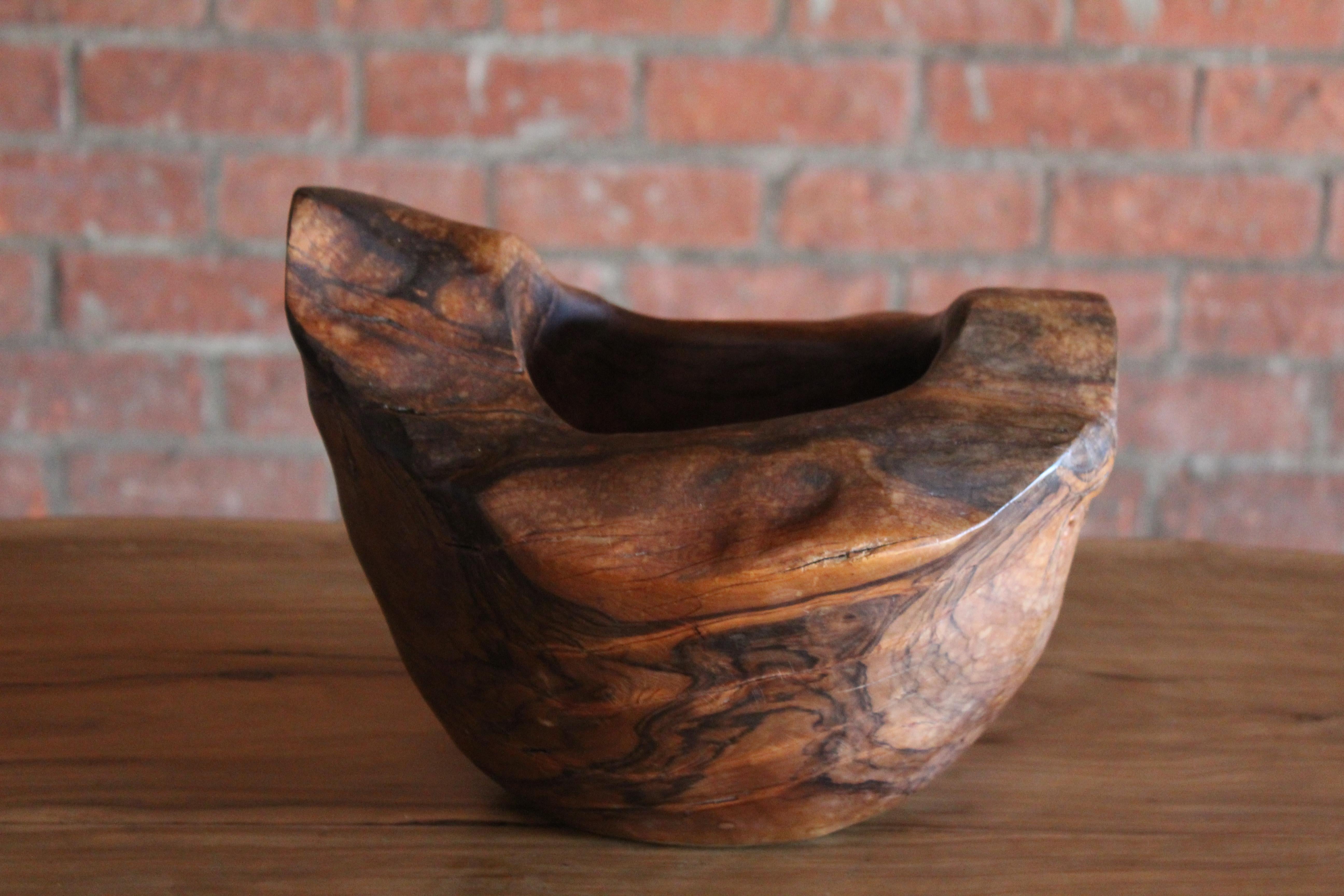 wooden catchall bowl