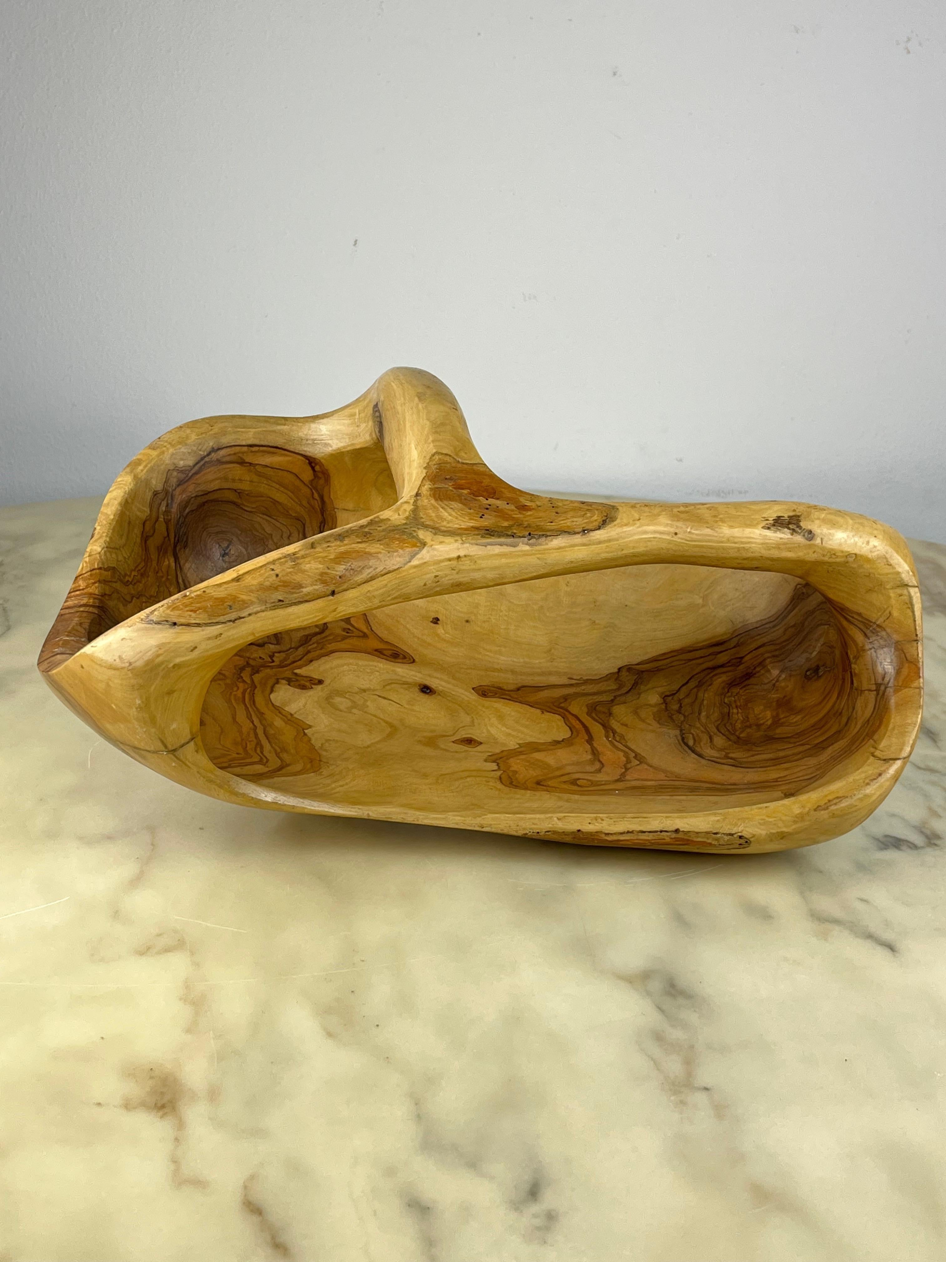 Olive Wood Centrepiece, Italy, 1960s For Sale 2