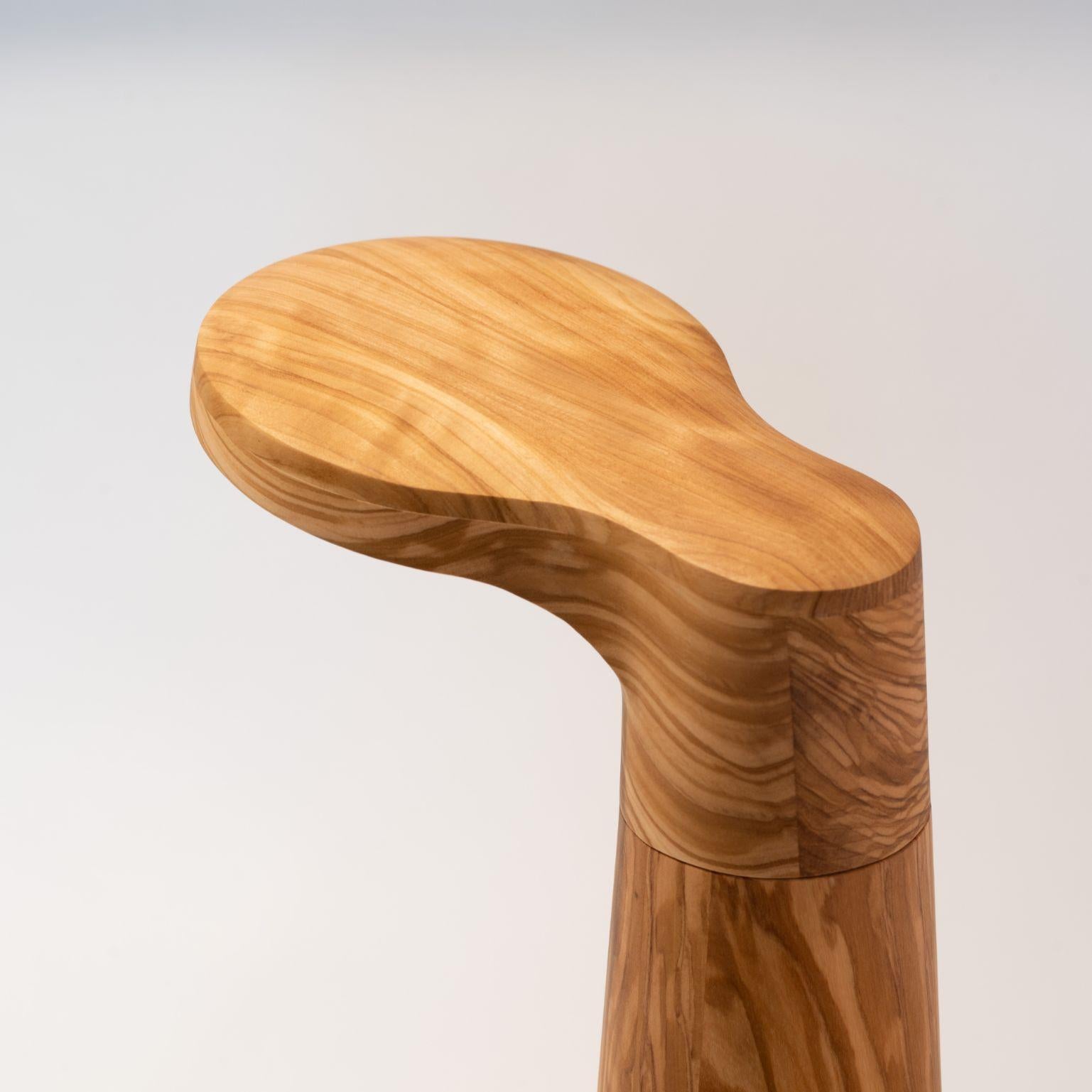 Italian Olive Wood, Studio Light by Isato Prugger For Sale