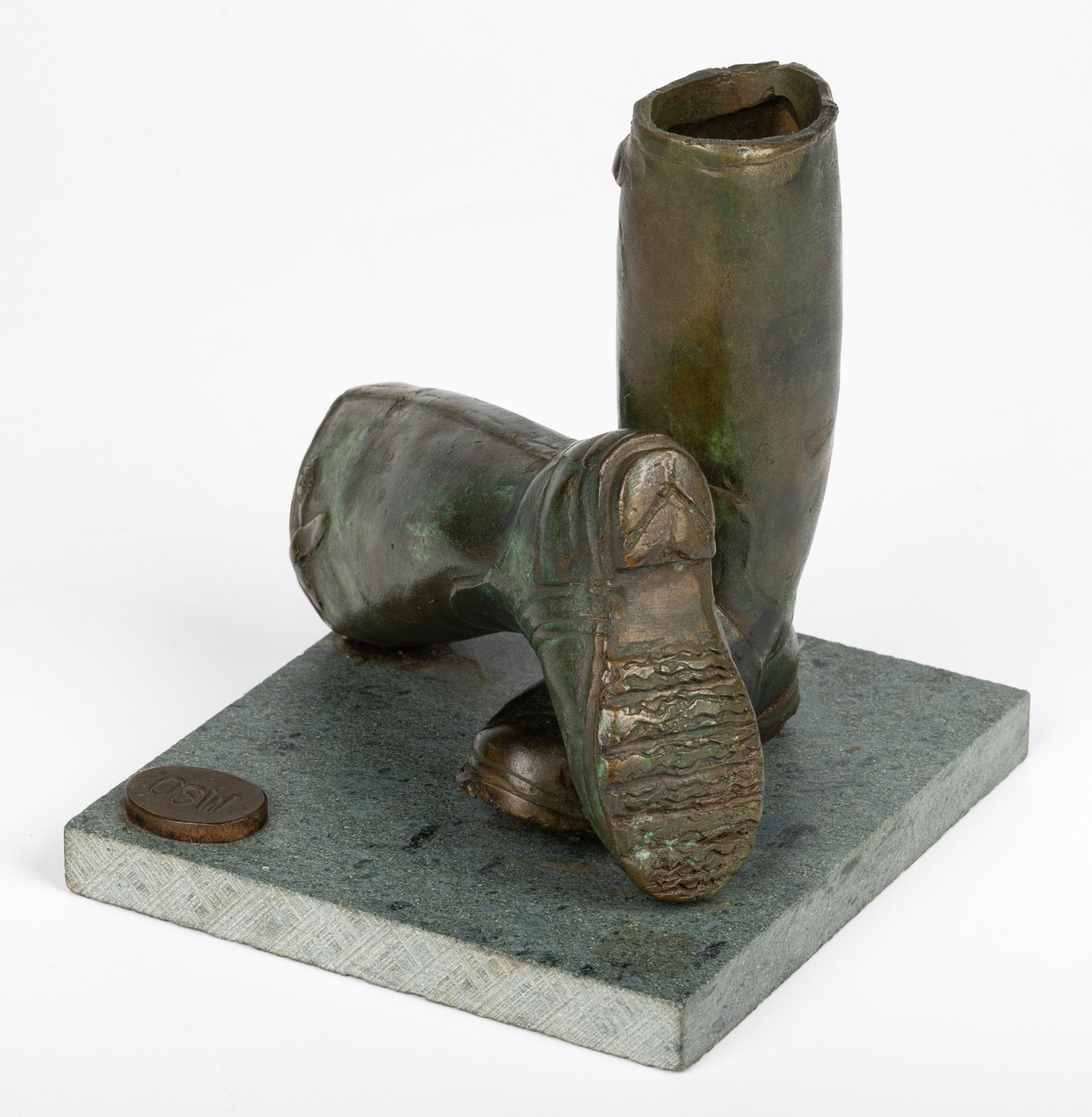 Scultura in bronzo con montatura Wellington di Oliver Wootton in vendita 2