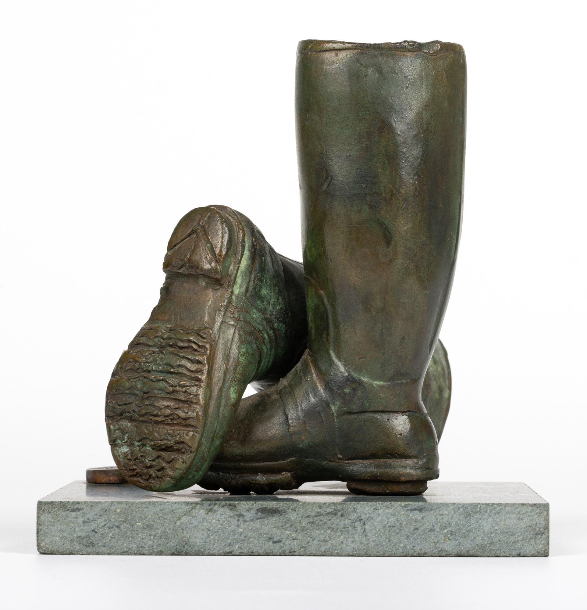 Scultura in bronzo con montatura Wellington di Oliver Wootton in vendita 4