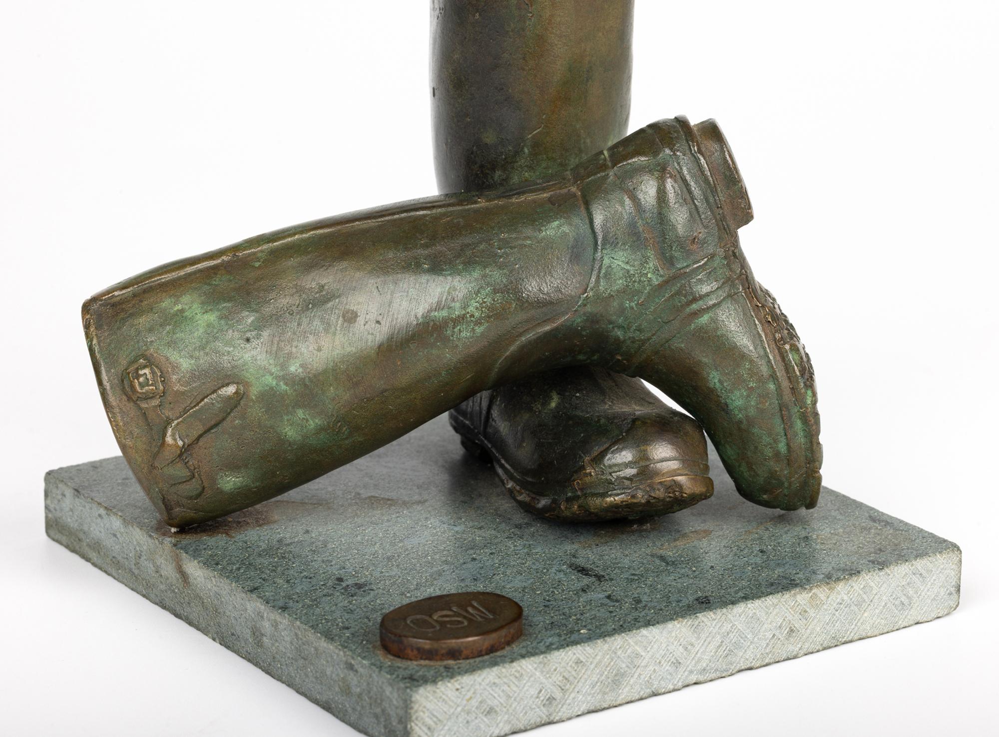Scultura in bronzo con montatura Wellington di Oliver Wootton in vendita 6