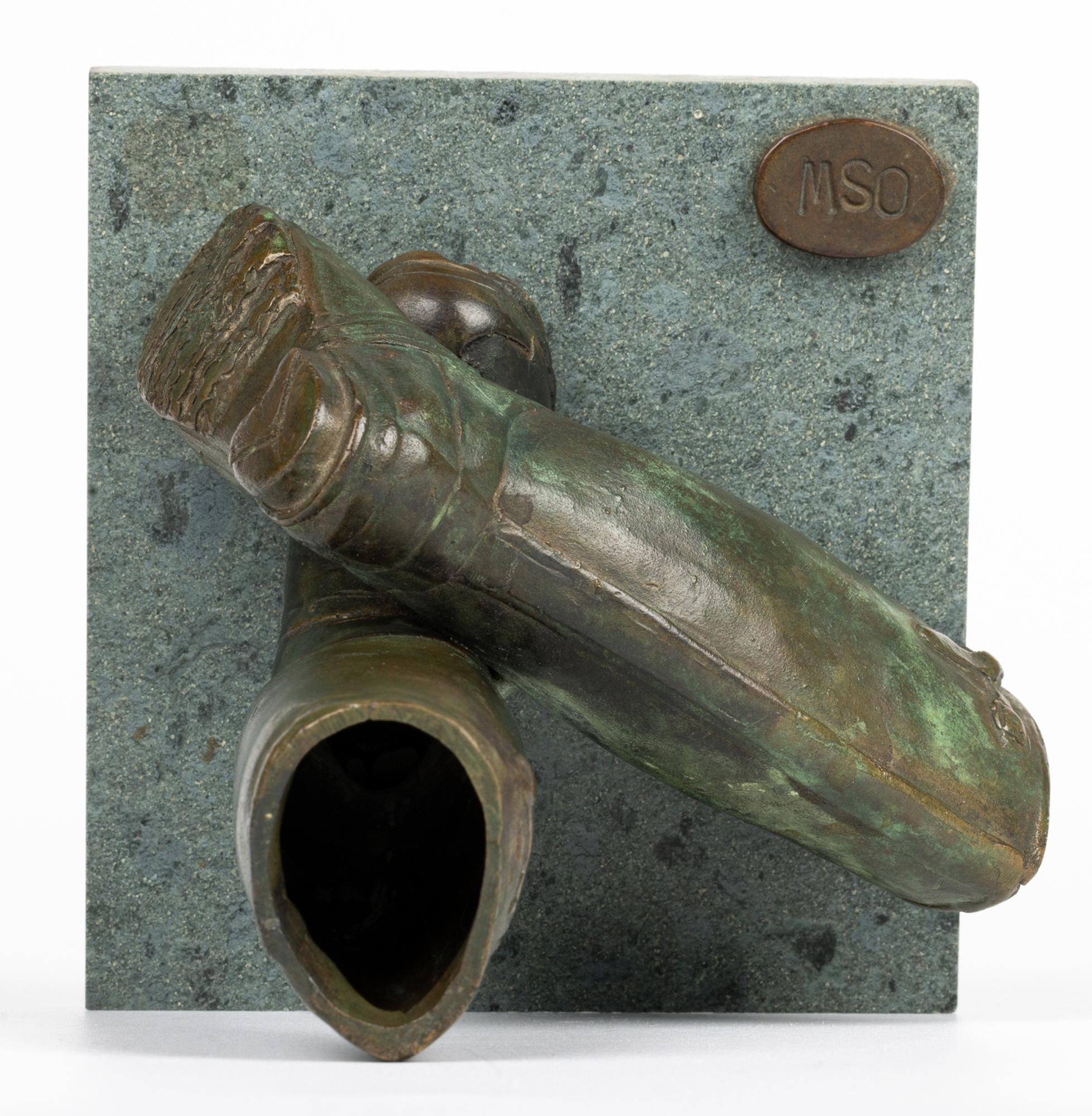 Bronzo Scultura in bronzo con montatura Wellington di Oliver Wootton in vendita