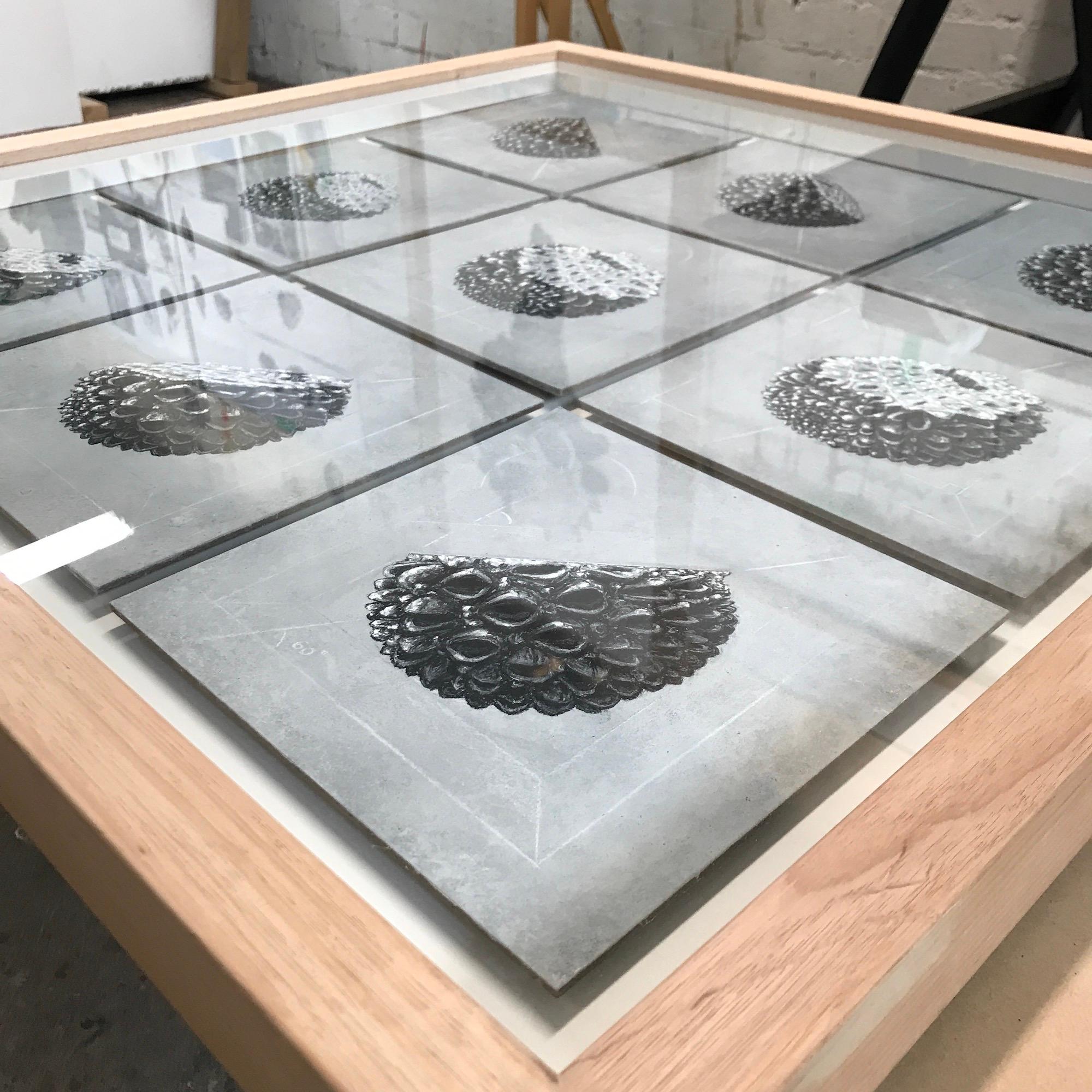 Phases by Oliver Ashworth-Martin - Pastellzeichnung, Natur, Pflanze, Untersuchung im Angebot 1