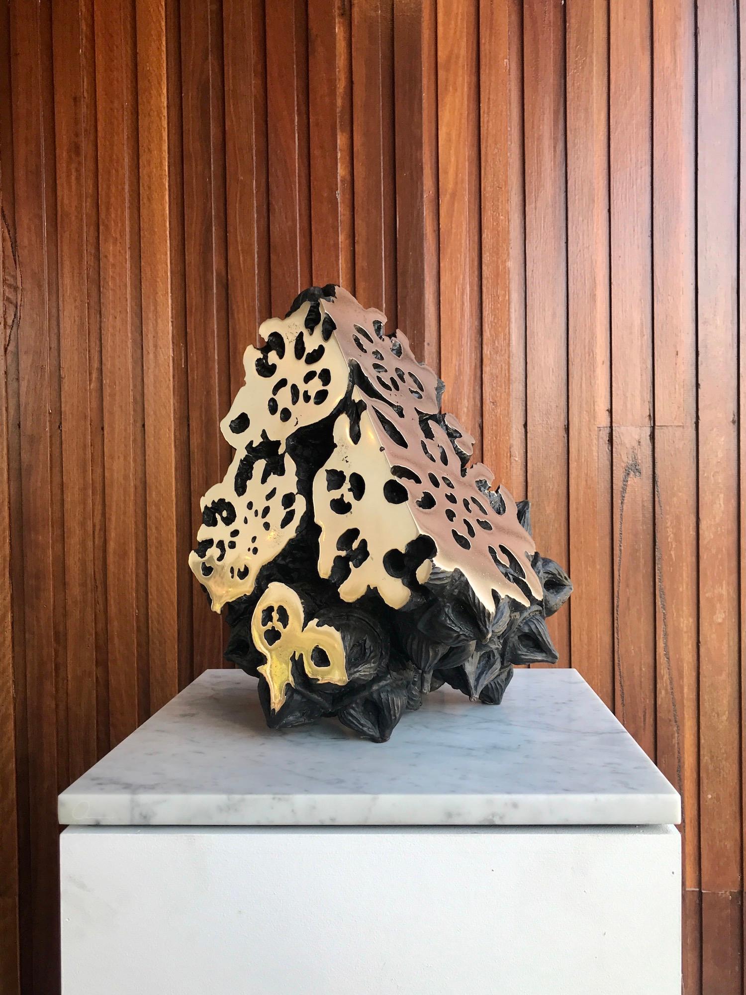 Immortale aumentato - Eucalipto di Oliver Ashworth-Martin - Scultura in bronzo 1