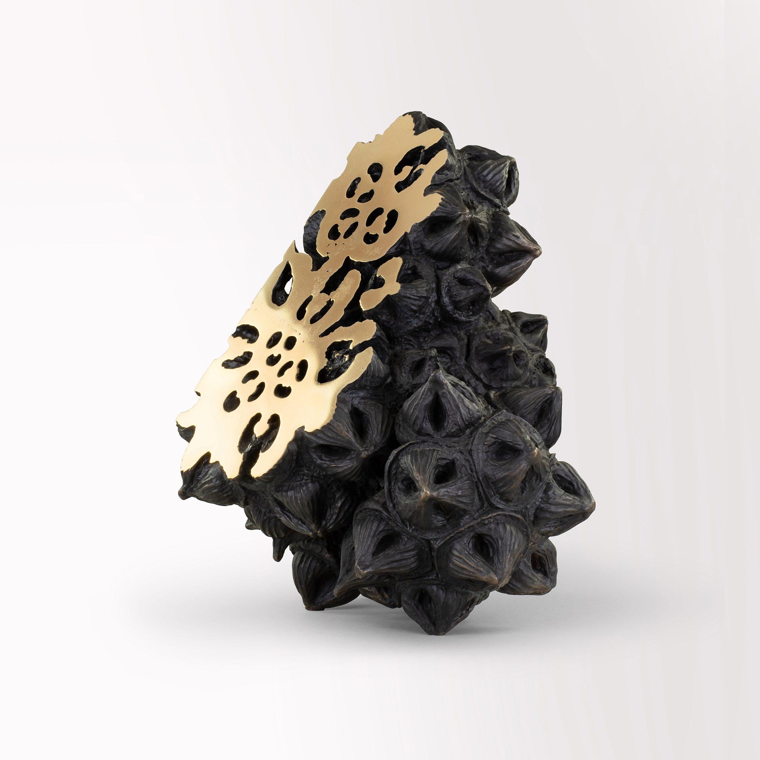 Immortale aumentato - Eucalipto di Oliver Ashworth-Martin - Scultura in bronzo 7