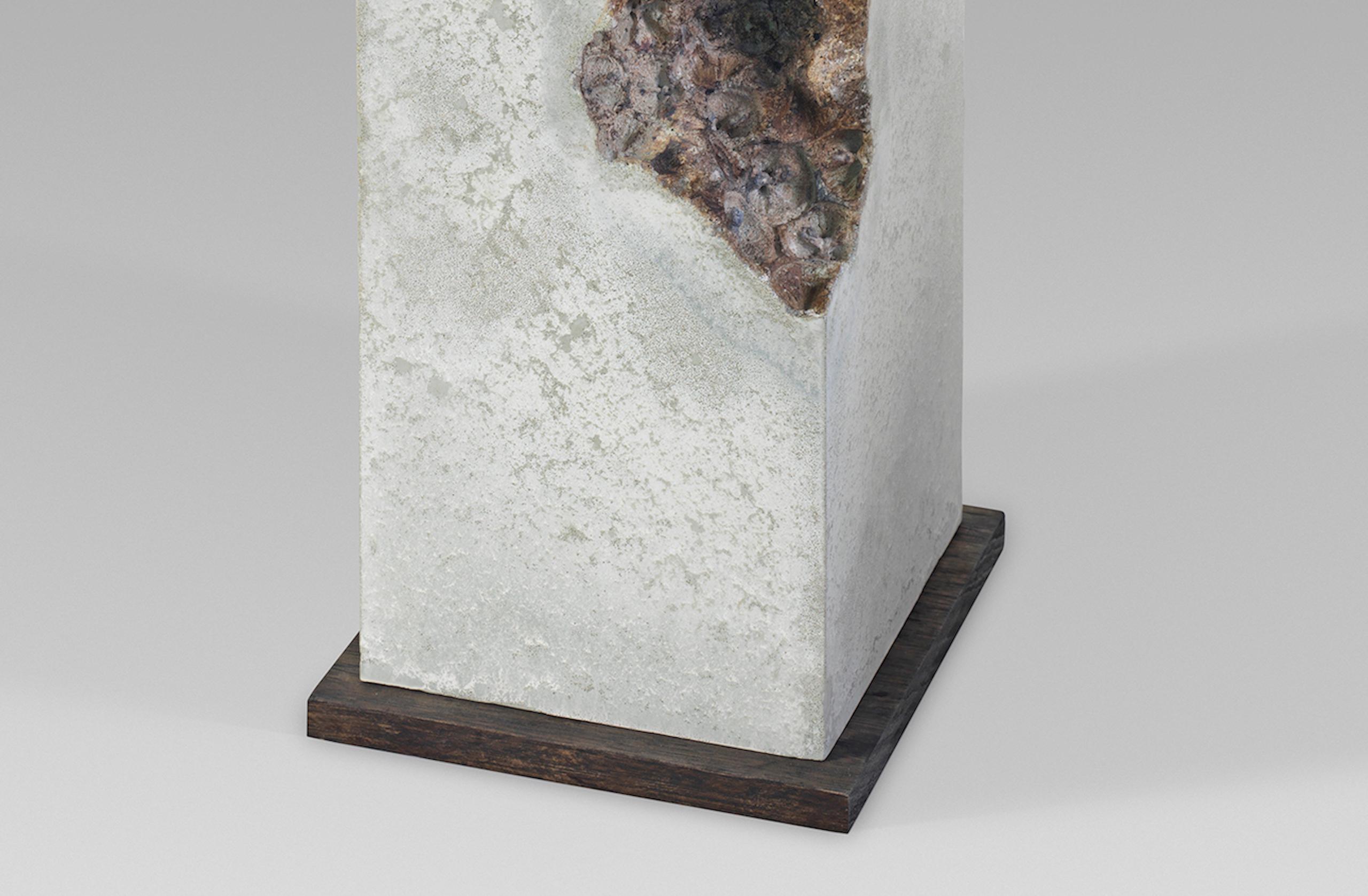 Traces VII by Oliver Ashworth-Martin - Concrete sculpture, abstract, nature For Sale 3