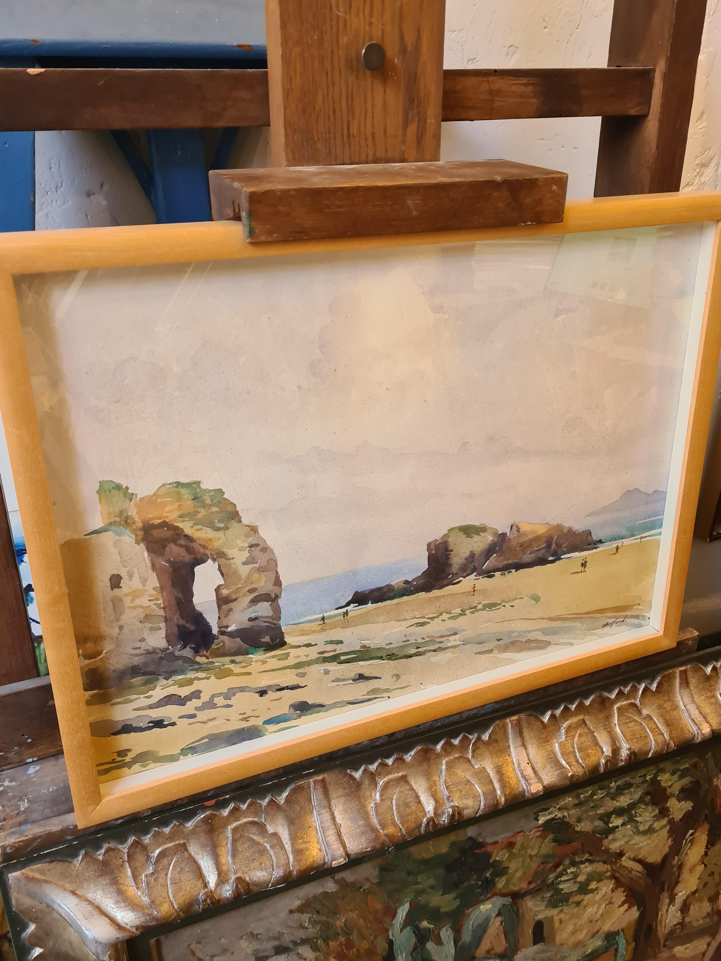 Impressionist Beach Scene, Perranporth, Cornwall For Sale 9