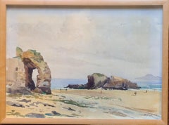 Impressionist Beach Scene, Perranporth, Cornwall