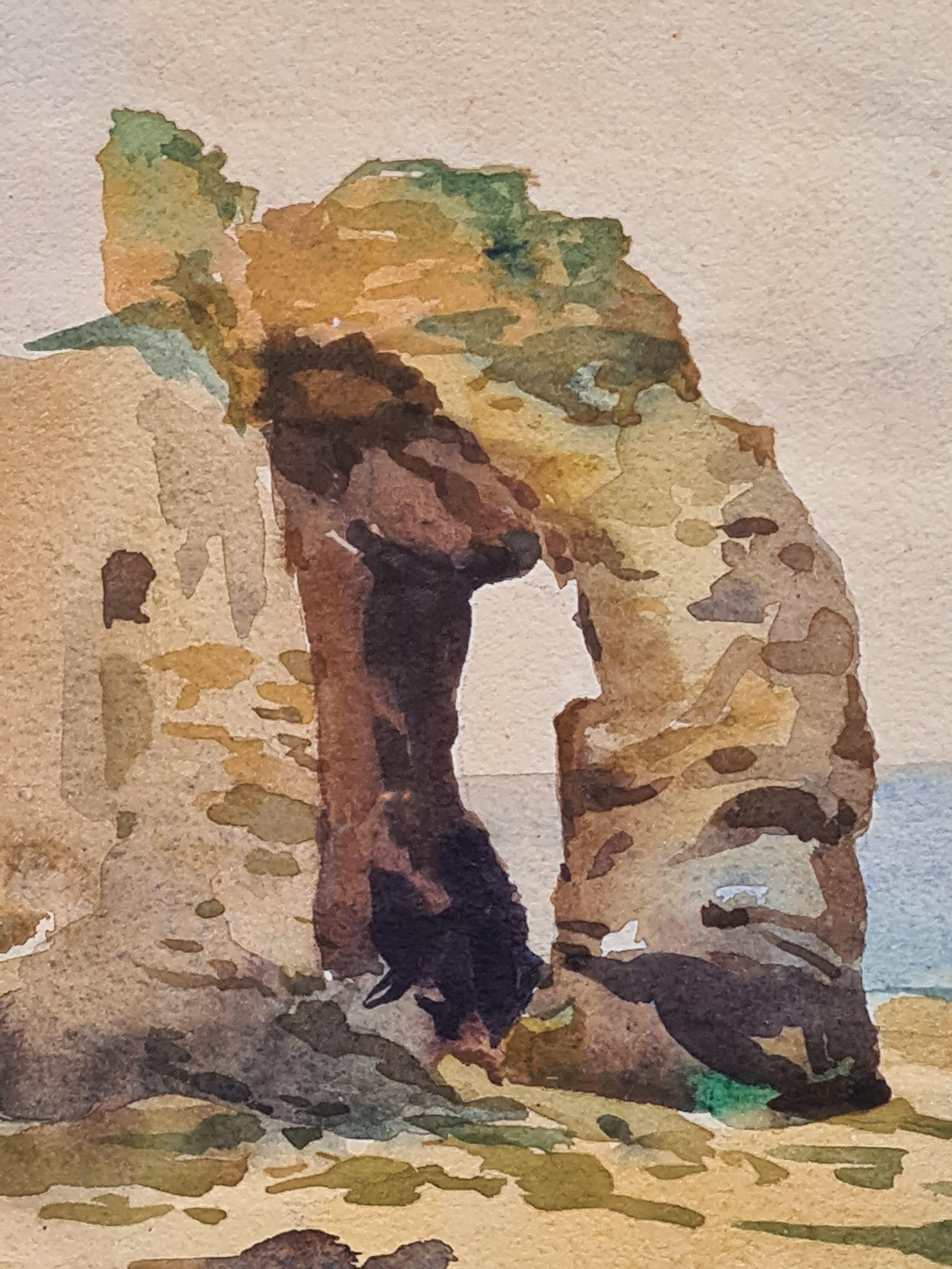 Impressionist Beach Scene, Perranporth, Cornwall For Sale 1