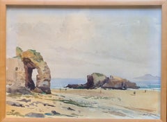 Impressionistische Strandszene, Perranporth, Cornwall