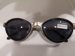 Oliver blue lens silver sunglasses