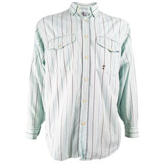 Oliver by Valentino Mens Vintage Pastel Mint Shirt