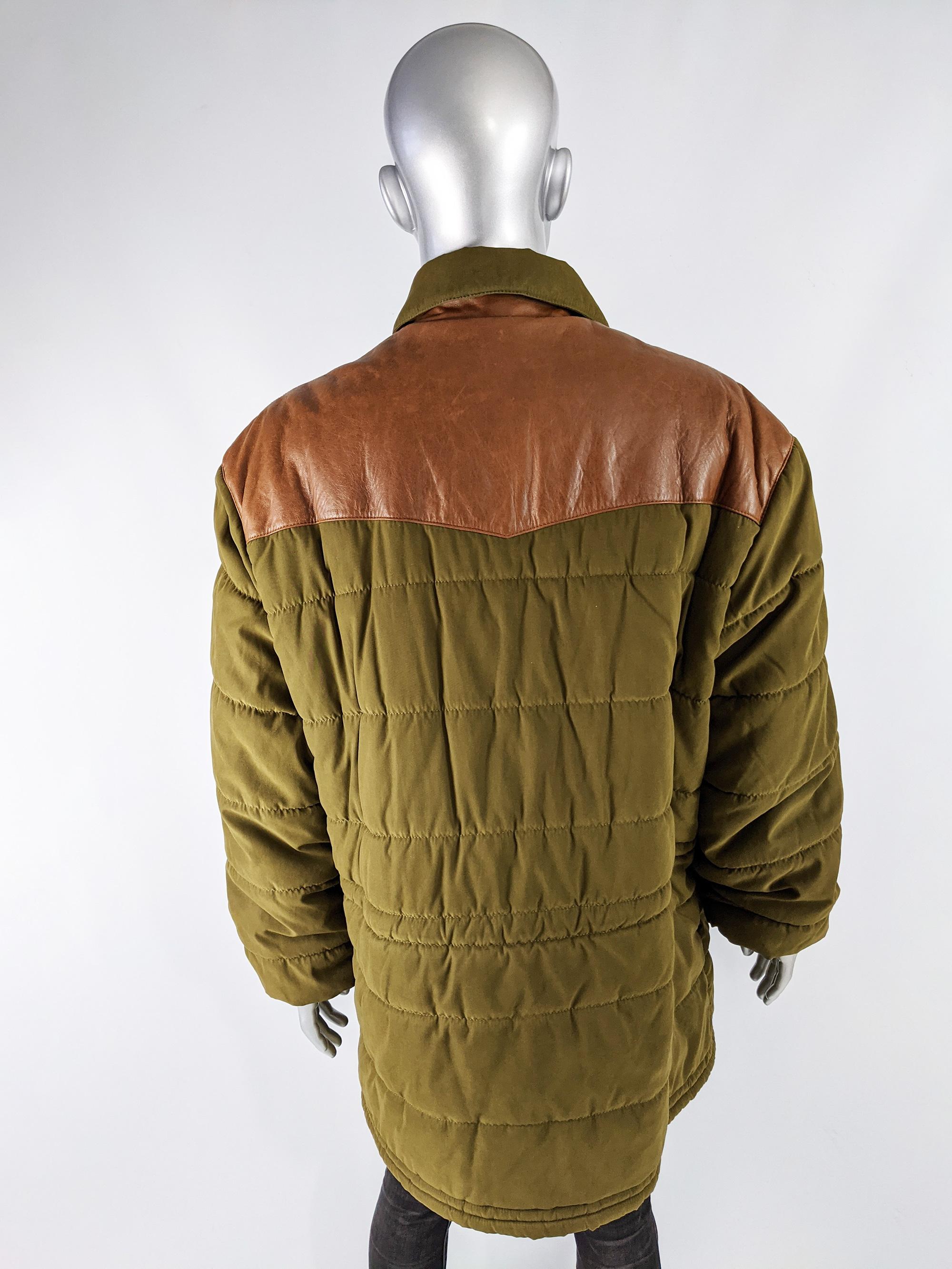 Men's Oliver by Valentino Vintage Mens Long Puffer Coat For Sale