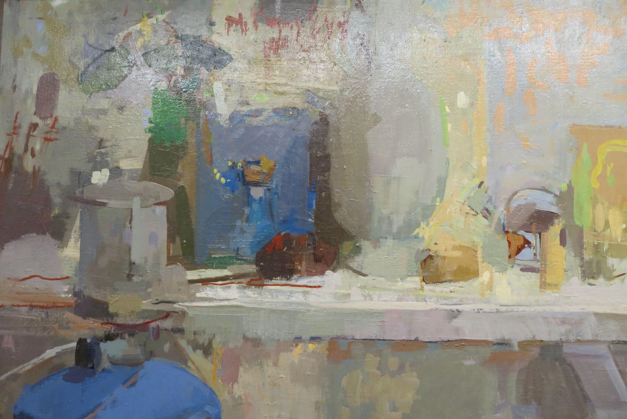 Oliver Campion RBA (1928-2000)- English Impressionist oil painting STILL LIFE 2