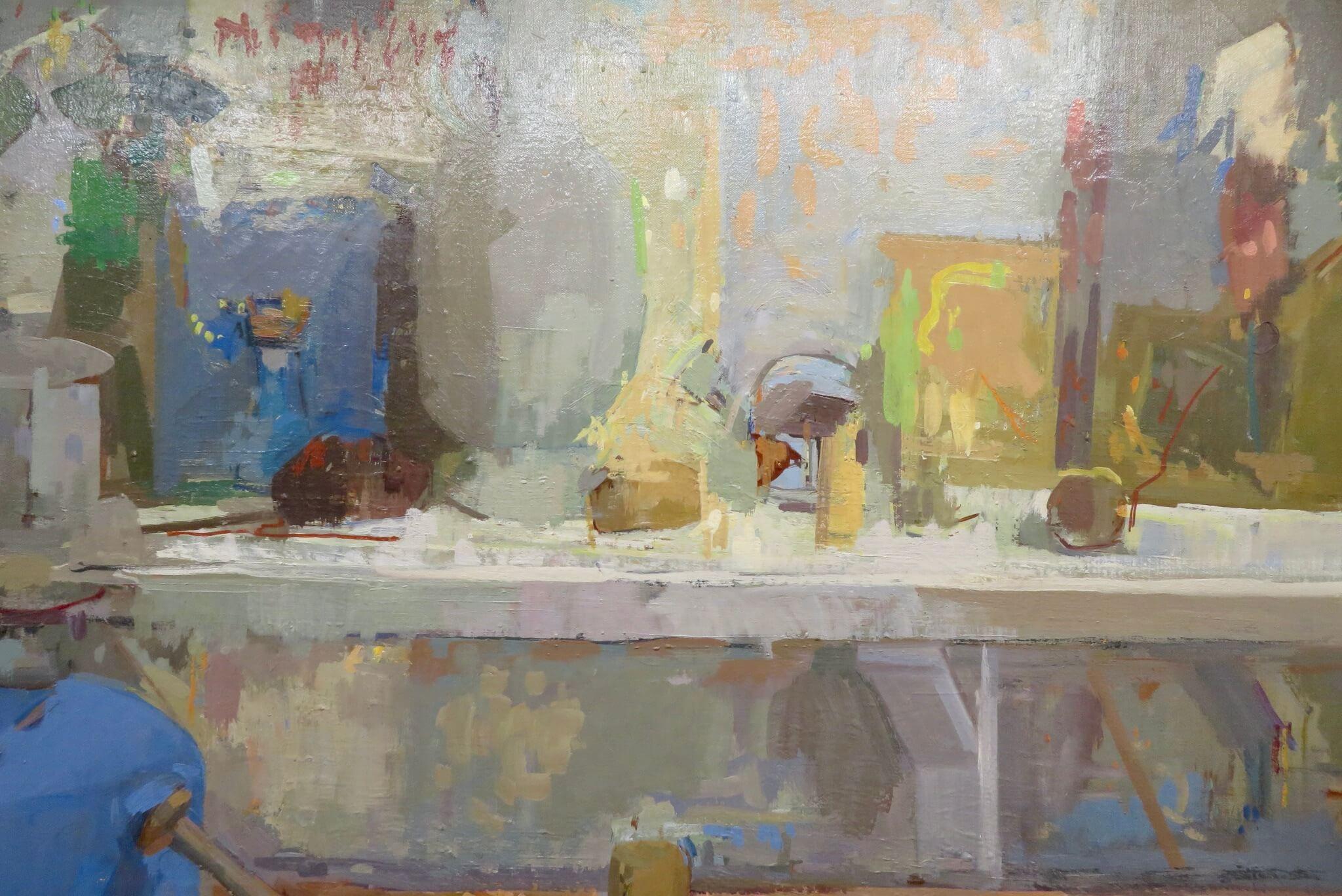 Oliver Campion RBA (1928-2000)- English Impressionist oil painting STILL LIFE 4