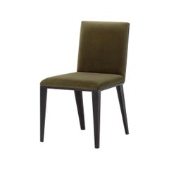 Oliver Chair in Kaki Velvet