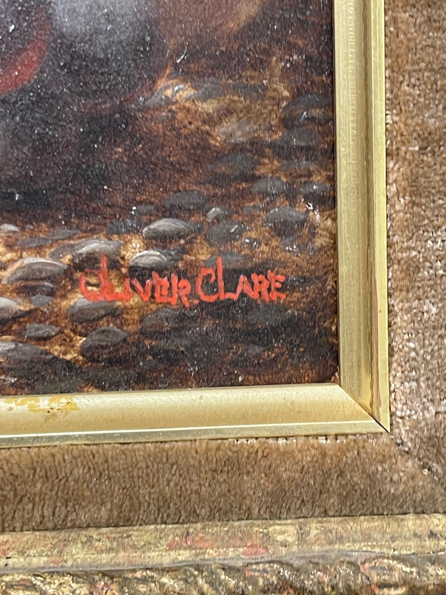 Oliver Clare, Öl auf Karton von Stillleben. 15