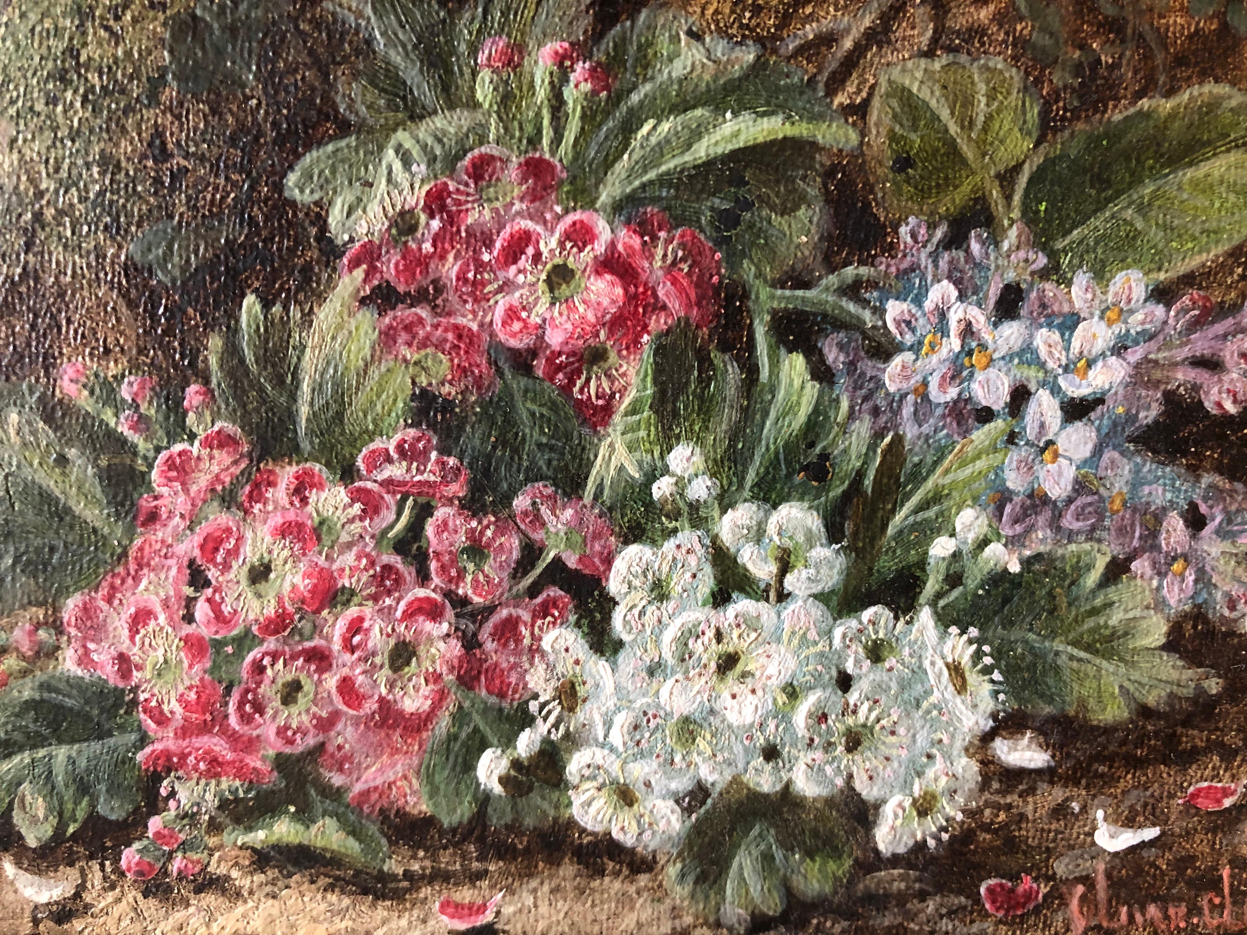 Oliver Clare Still-Life Painting - British Blossom
