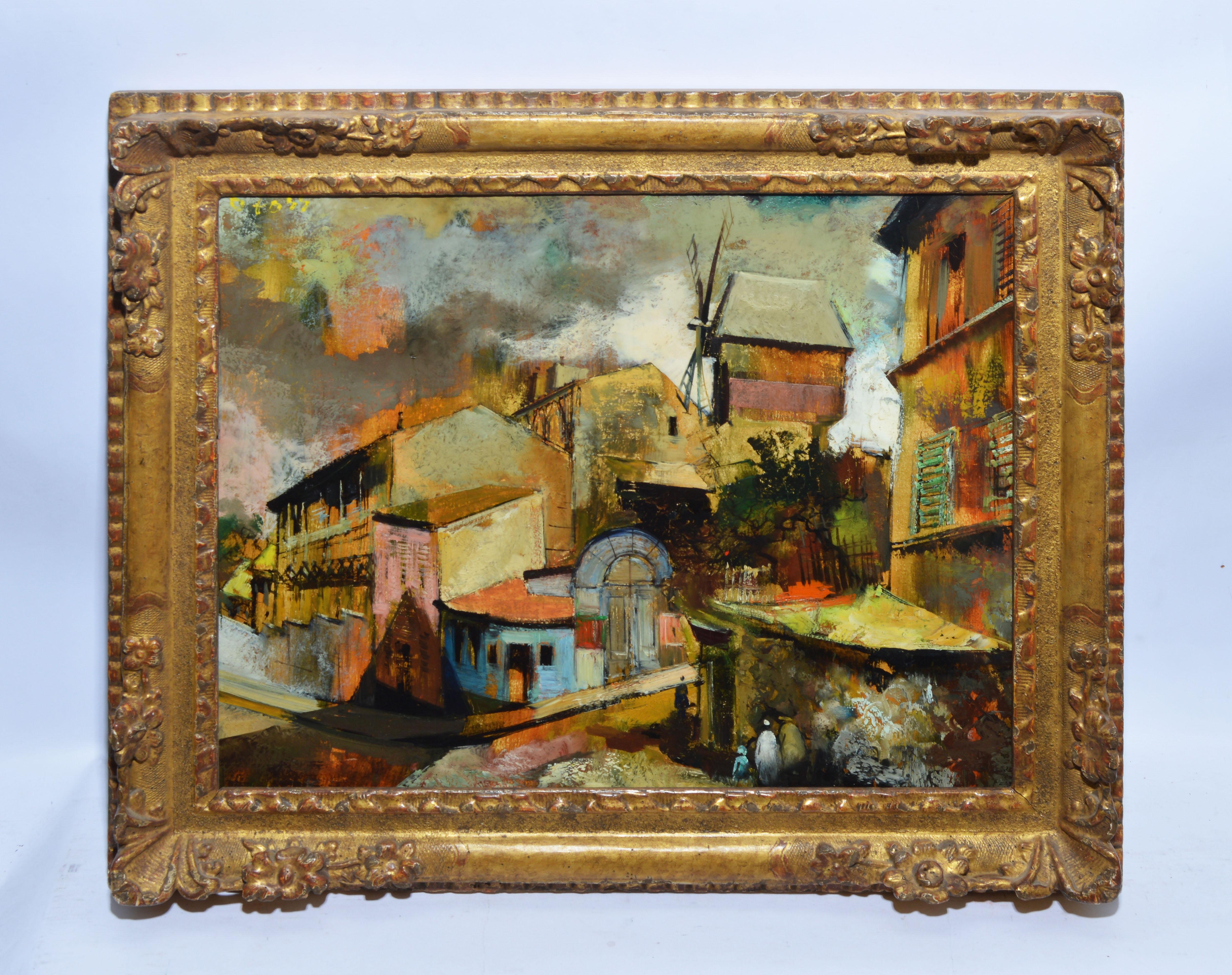 Paris Modern School, Cityscape Oil Painting by Oliver Foss 3