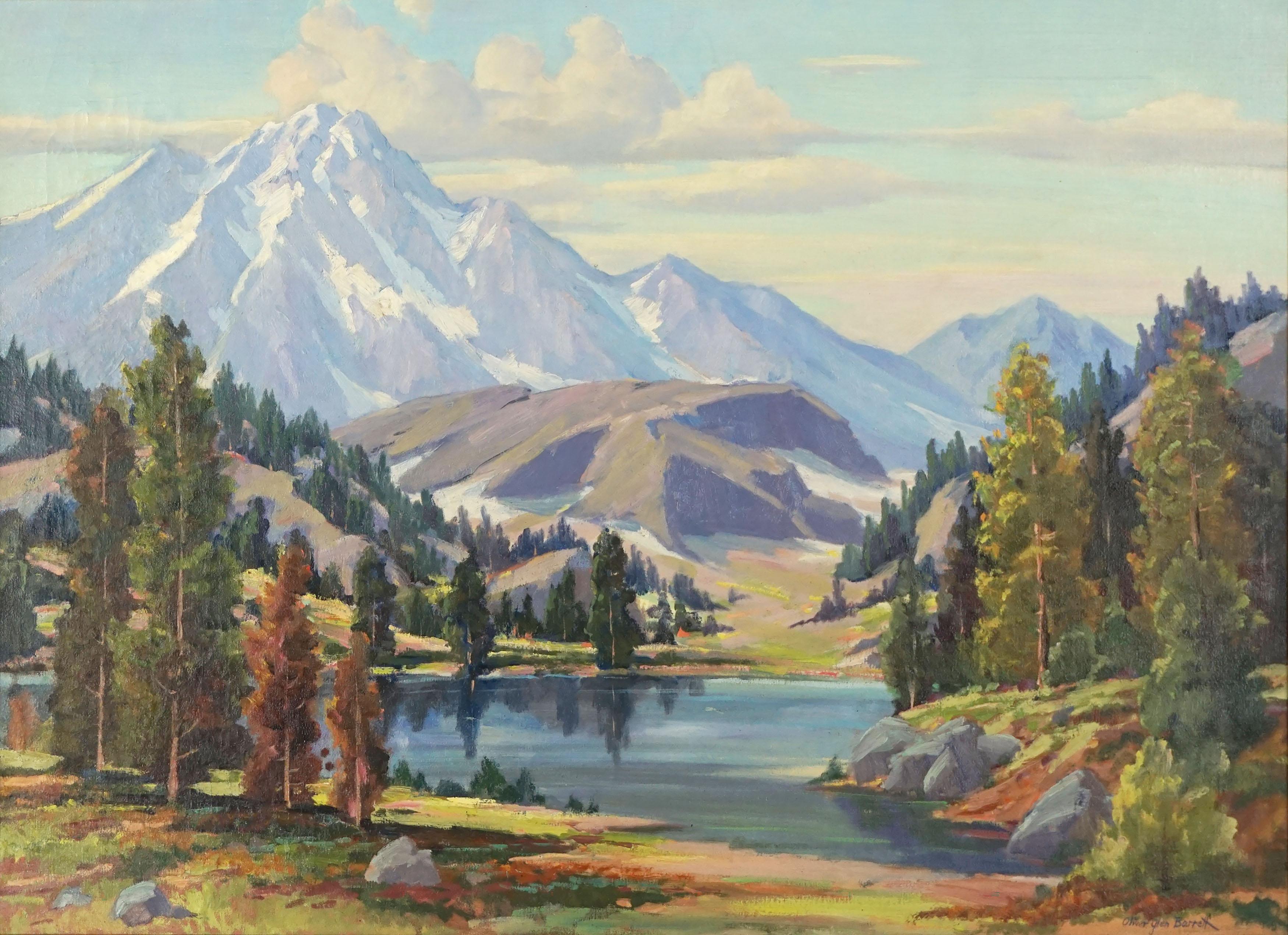 1940s Sierra Mountain Landscape -- 