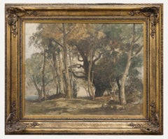 Oliver Hall RA (1869-1957) - Framed Oil, Trees on the Edge of Coates Common