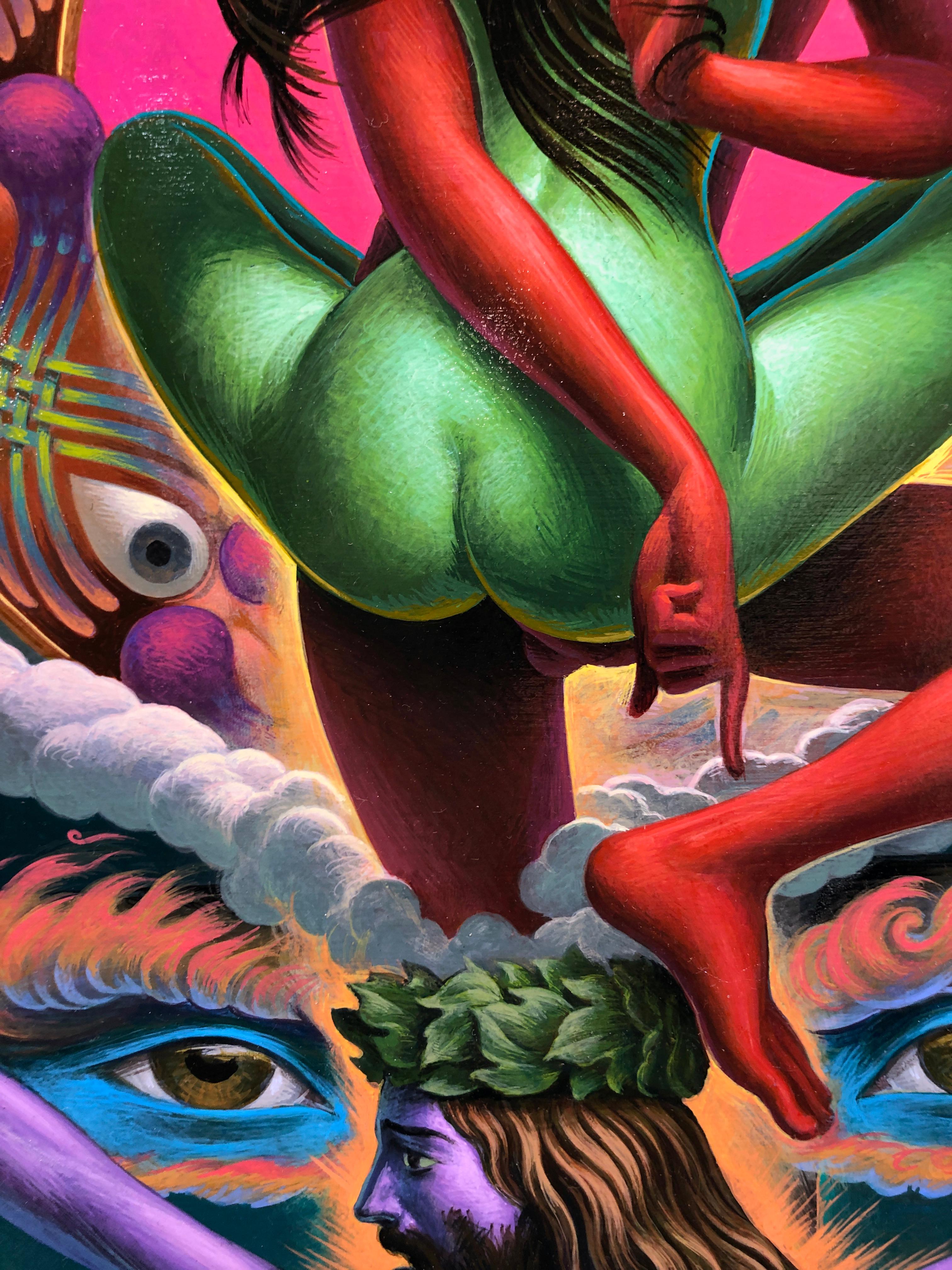 The Brazen Axis - Highly Detailed Surreal and Symbolic Painting 6