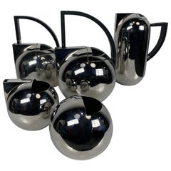 Retro Oliver Hemming 5-Piece Tea / Coffee Service, Bauhaus, Art Deco Style