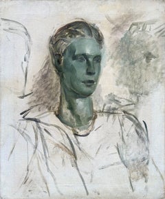 Portrait of a Young Man Oil Painting Celebrated 20th Century Artist