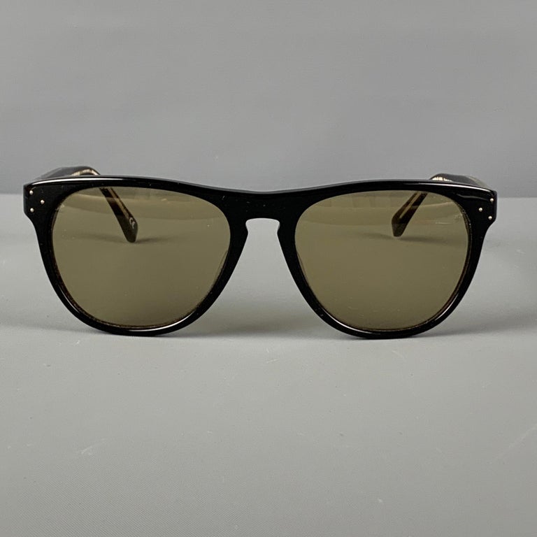 OLIVER PEOPLES Black Acetate Daddy B Sunglasses For Sale at 1stDibs