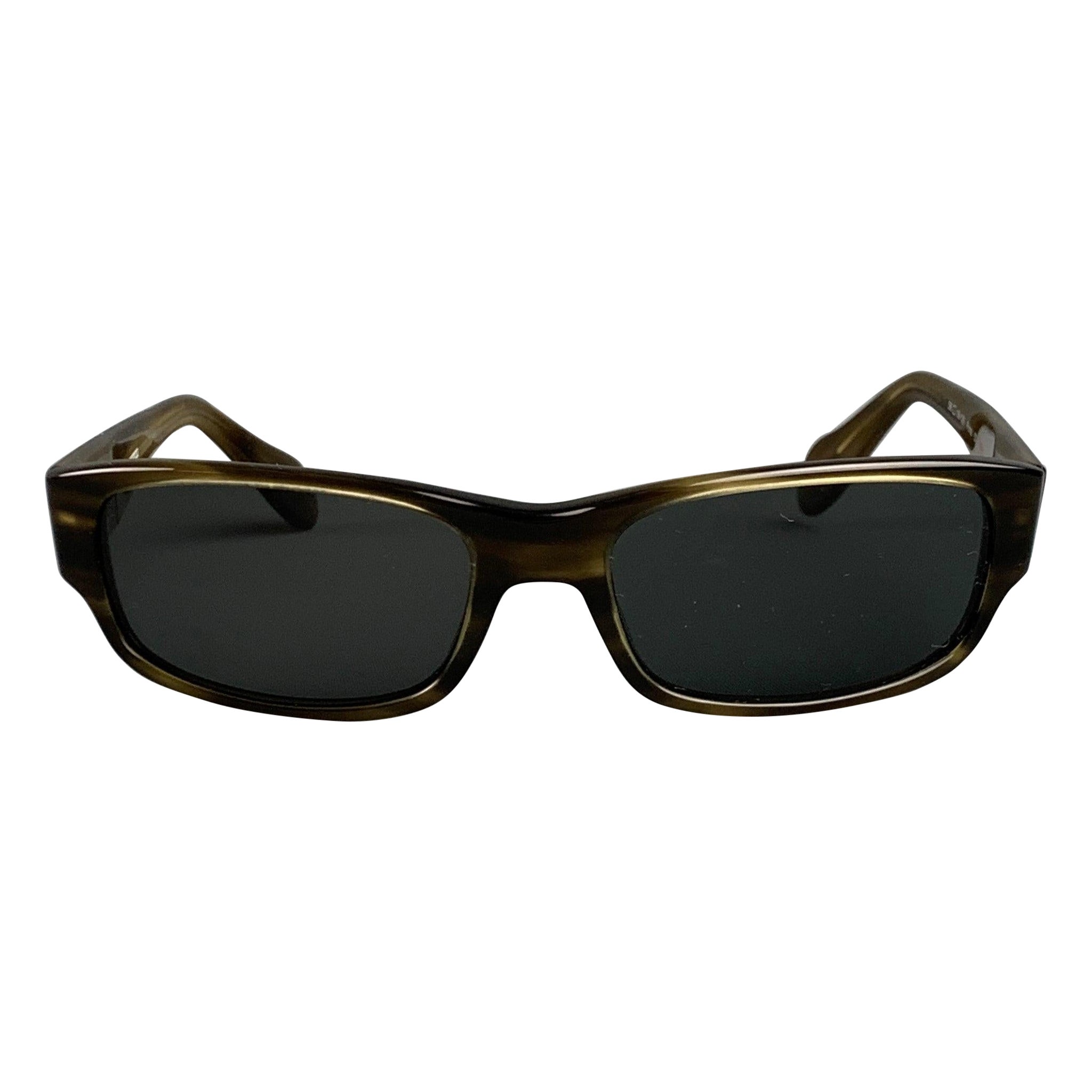 OLIVER PEOPLES Brown Acetate Sunglasses & Eyewear