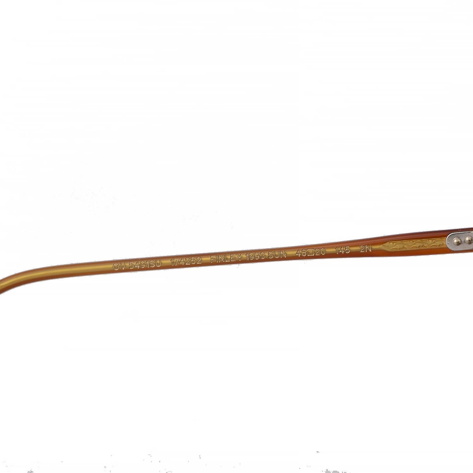 Oliver PEOPLES marron acétate turquoise FINLEY 1993 SUN Lunettes de soleil OV5491SU Excellent état - En vente à Zürich, CH