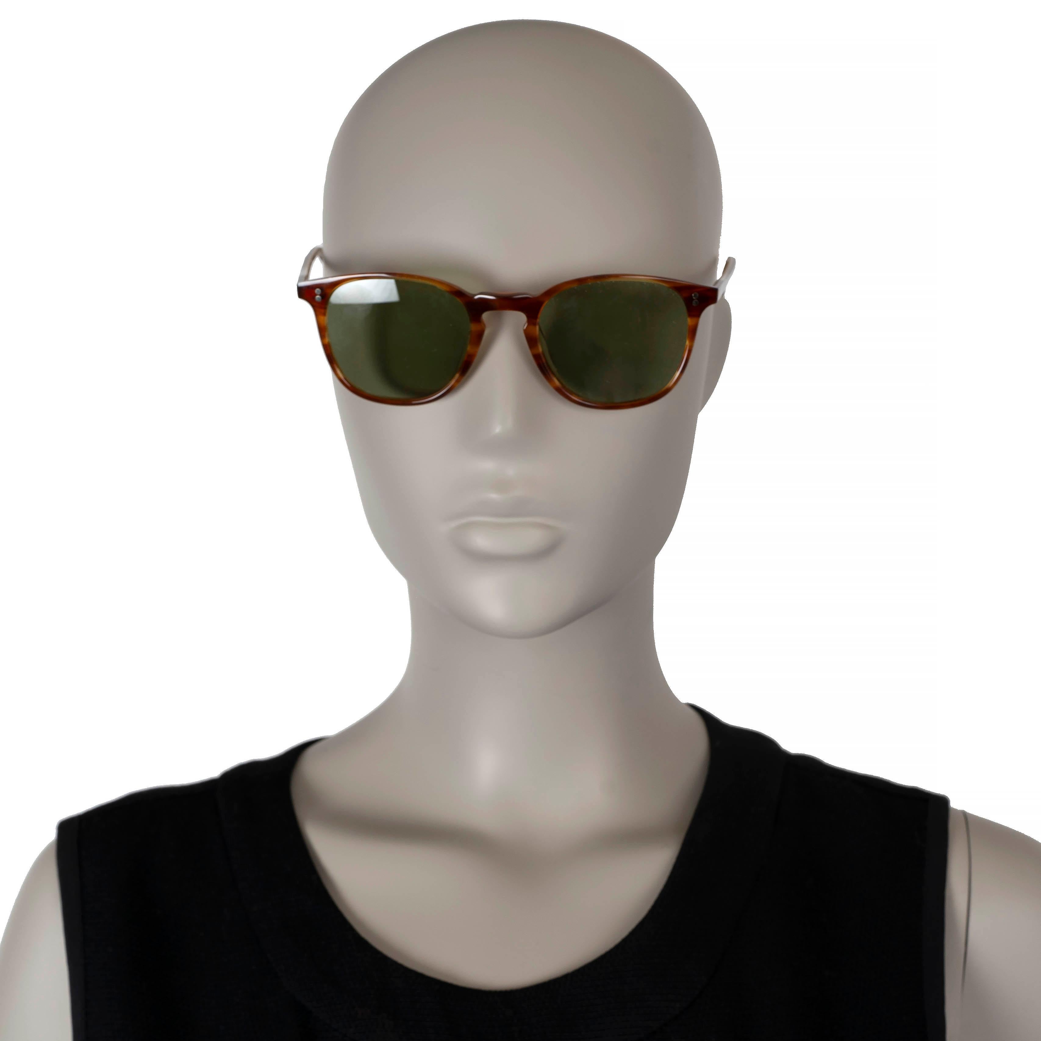 Oliver PEOPLES marron acétate turquoise FINLEY 1993 SUN Lunettes de soleil OV5491SU Pour femmes en vente