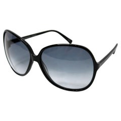 Gafas de sol redondas y extragrandes «Chelsea» de Oliver Peoples con cristales tintados en azul, de alrededor del año 2000
