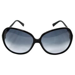 Gafas de sol redondas y extragrandes «Chelsea» de Oliver Peoples con cristales tintados en azul, de alrededor del año 2000