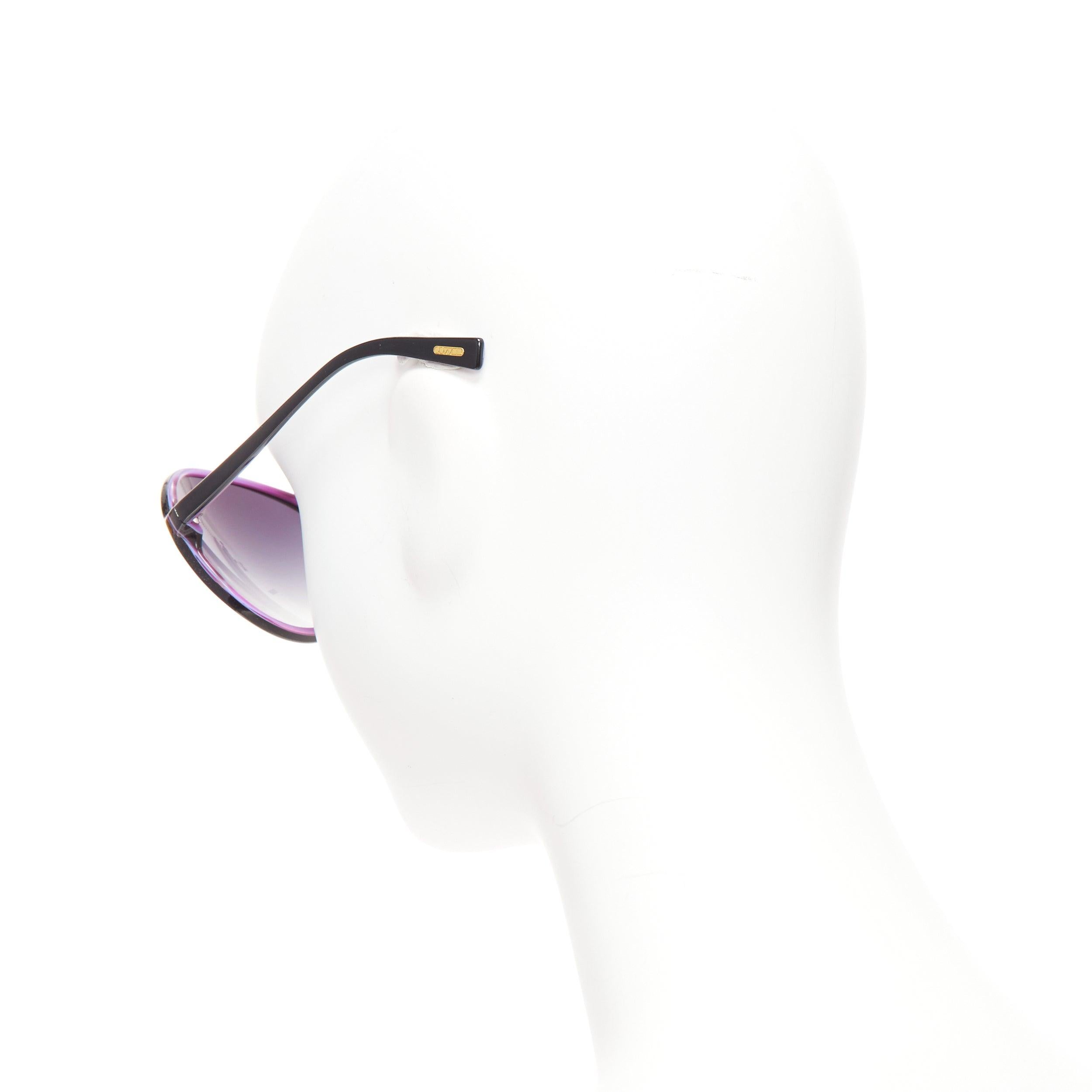 Women's OLIVER PEOPLES ChelseaJ purple black ombre lens oversized sunglasses