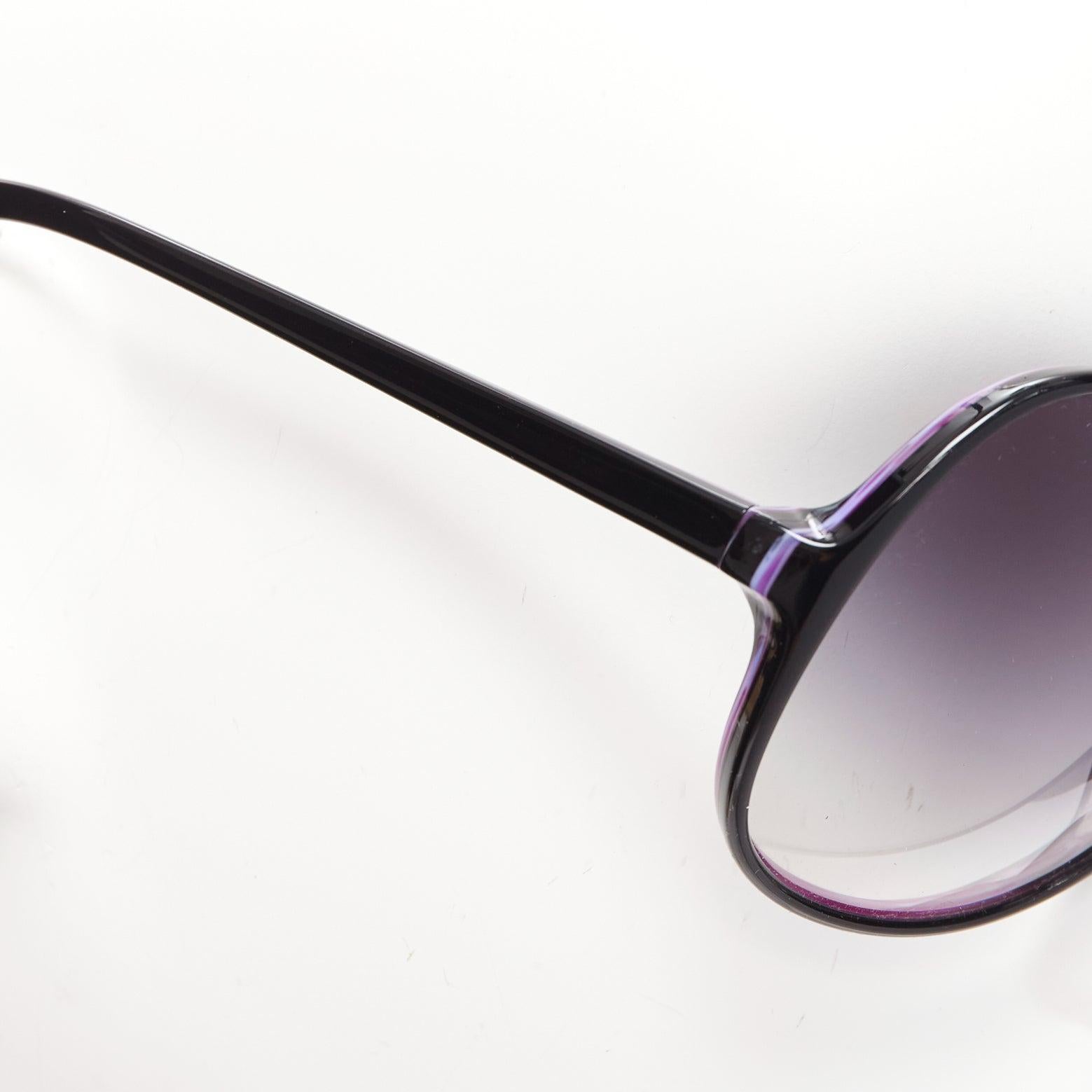 OLIVER PEOPLES ChelseaJ purple black ombre lens oversized sunglasses 1