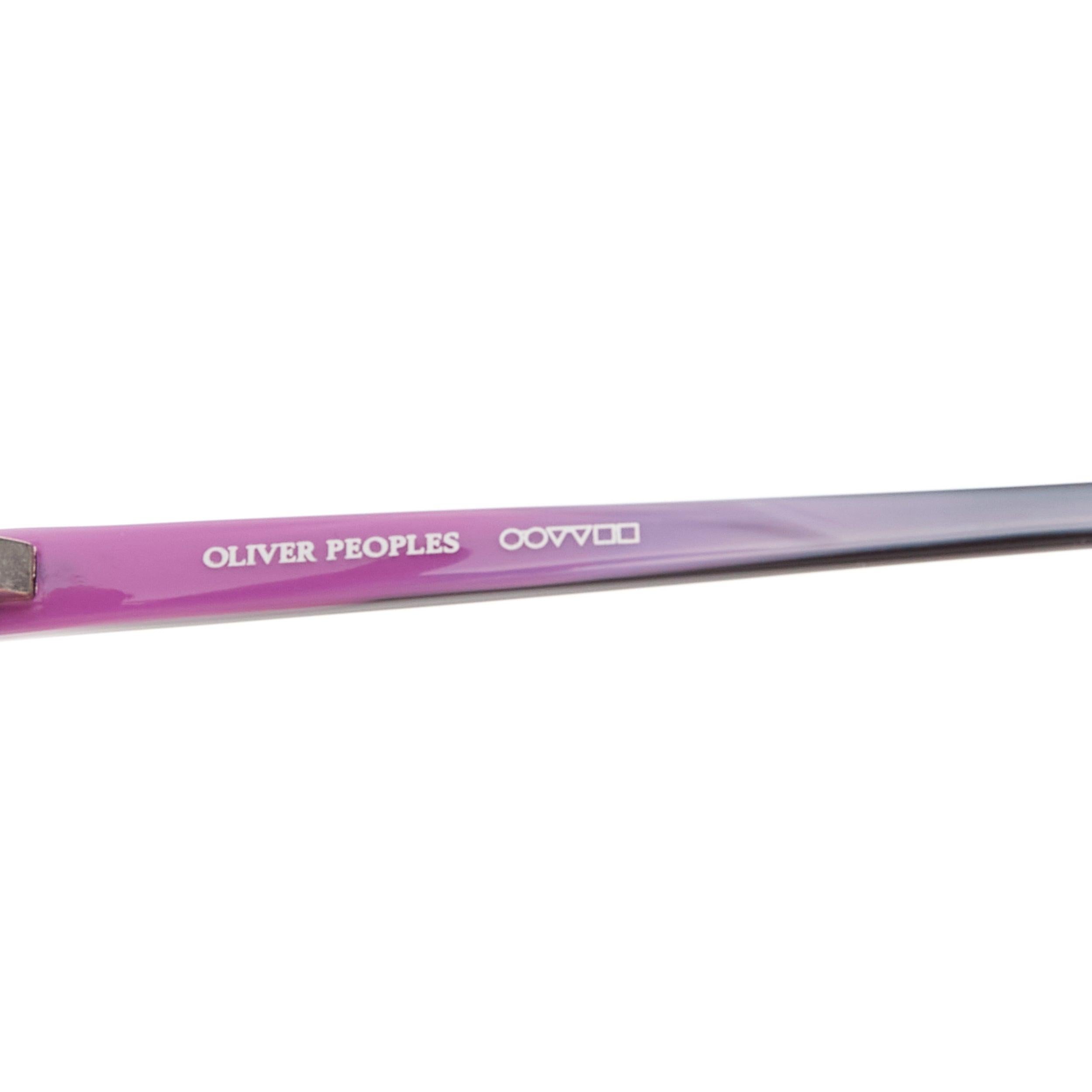 OLIVER PEOPLES ChelseaJ purple black ombre lens oversized sunglasses 3
