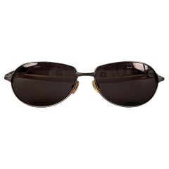 Used OLIVER PEOPLES Gray Metal 130 Whistle Sunglasses