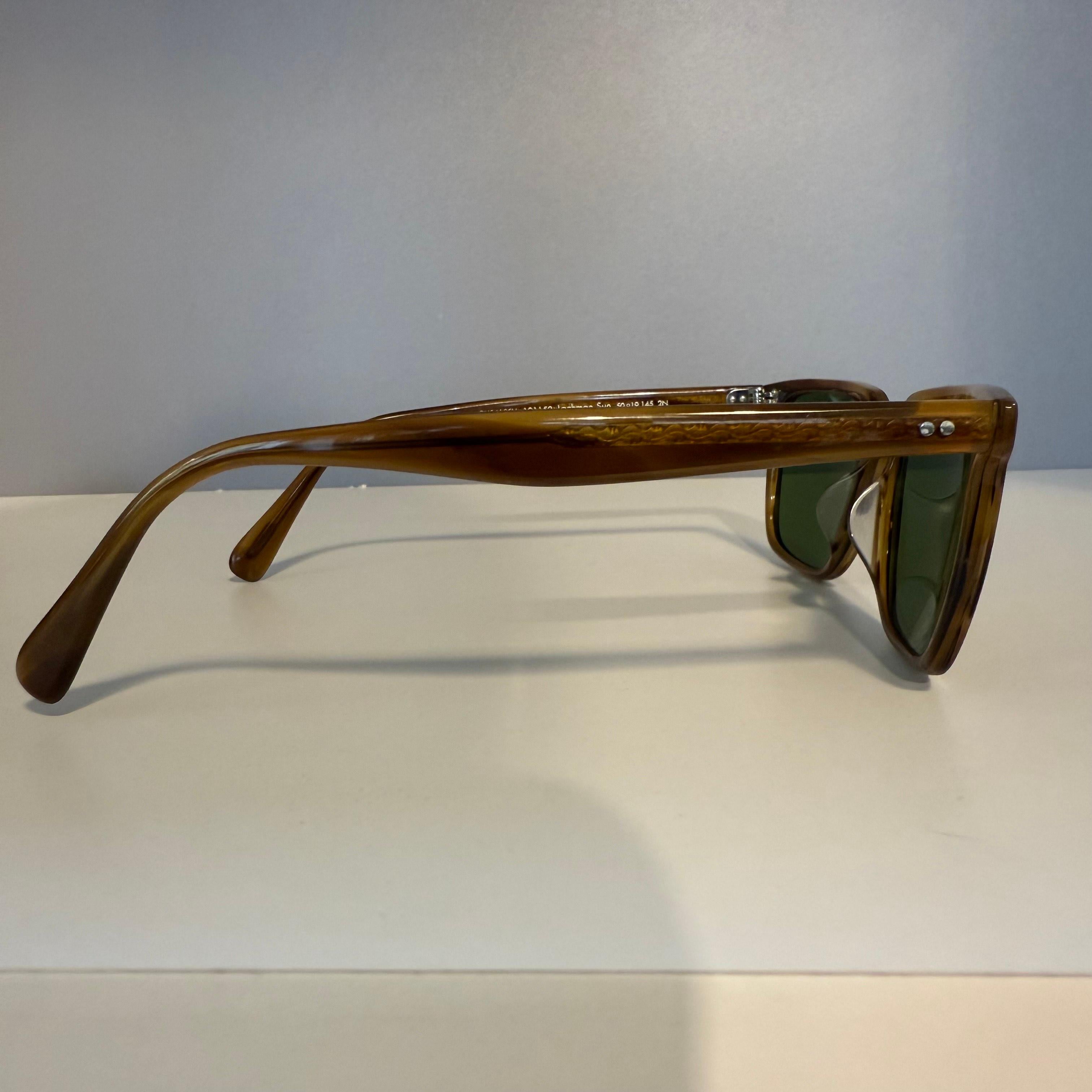 Nero Oliver Peoples L.A. OV5419SU Occhiali da Sole in Vetro Vintage in vendita