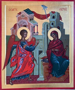 The Annuntiation (after an ancient Byzantine Icon). 