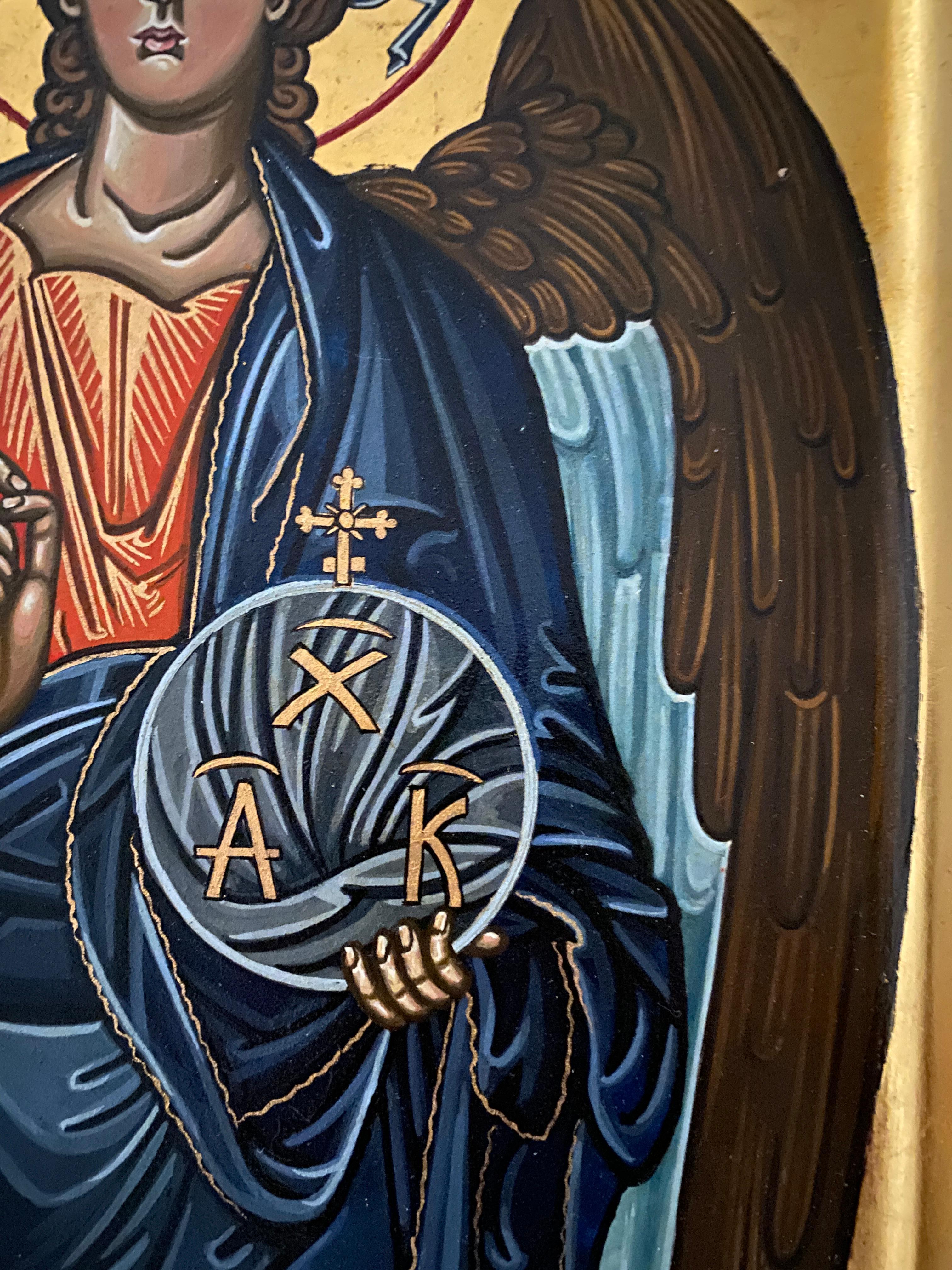 The archangel Saint Michael, after an icon of the 14th century For Sale 3