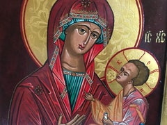 La Vergine di Tijvin, tratta da un'icona russa del XVII secolo.