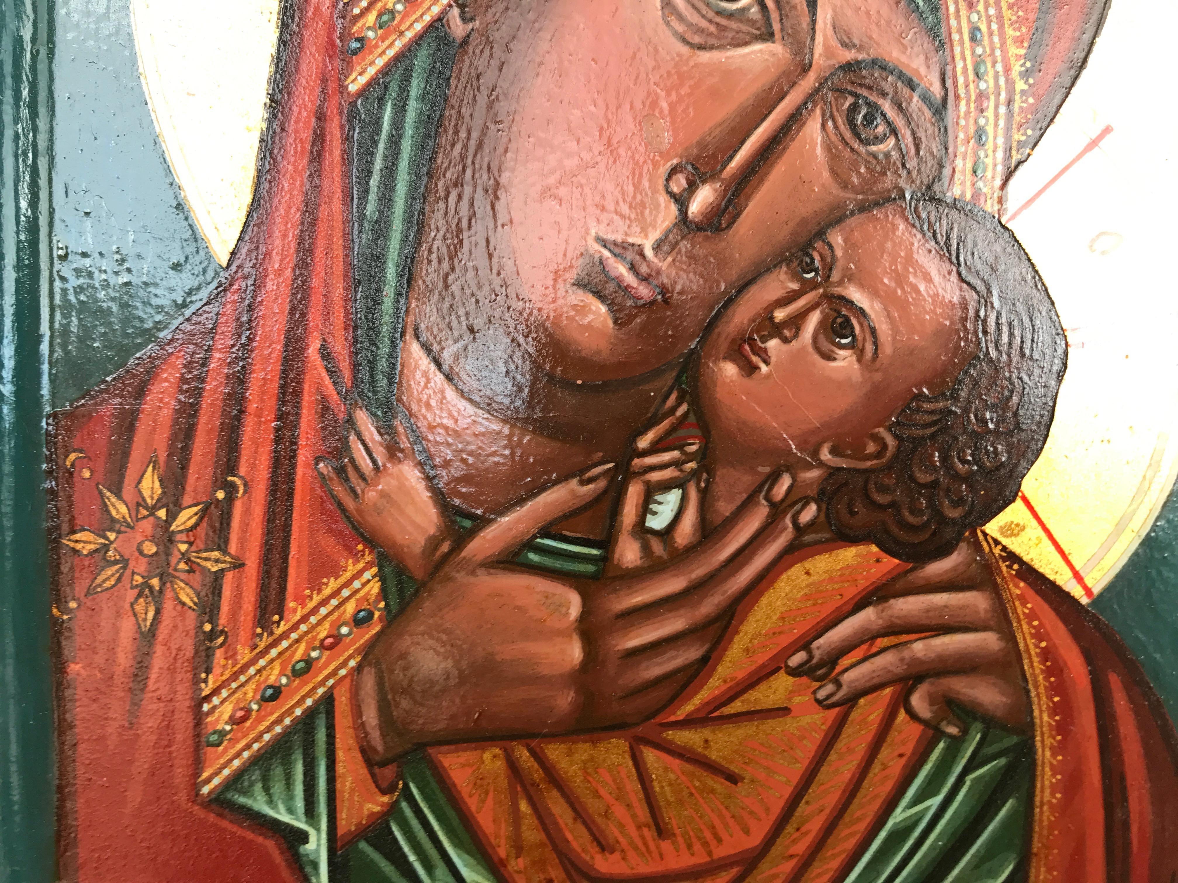 virgin of tenderness icon