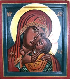 Icon of  The Holy Virgin of  Tenderness (Korsunskaya).