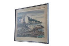 Oliver Smith “Return of the Fisherman” Signed Watercolor